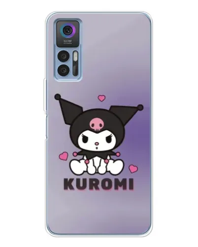 Чехол для TCL 30 Plus с картинкой «Kuromi — фиолетовый арт» Чехол для TCL 30 Plus с картинкой «Kuromi — фиолетовый арт»