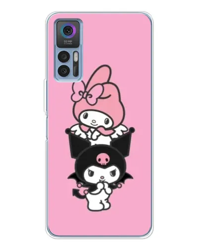 Чехол для TCL 30 Plus с картинкой «My Melody и Kuromi» Чехол для TCL 30 Plus с картинкой «My Melody и Kuromi»