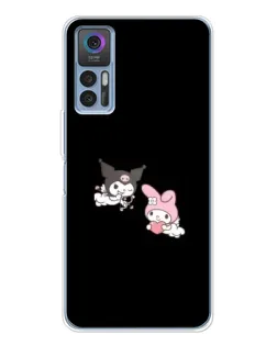Чехол для TCL 30 Plus с картинкой «My Melody и Kuromi»