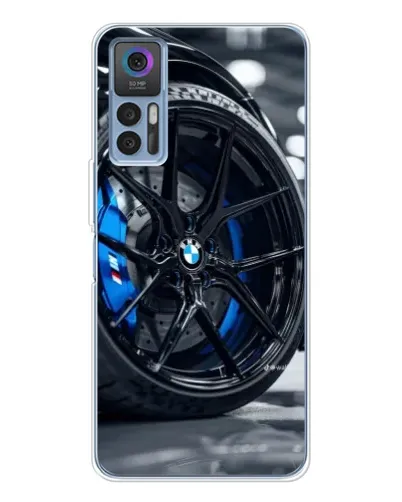 Чохол для TCL 30 Plus з картинкою «Колесо BMW зблизька»