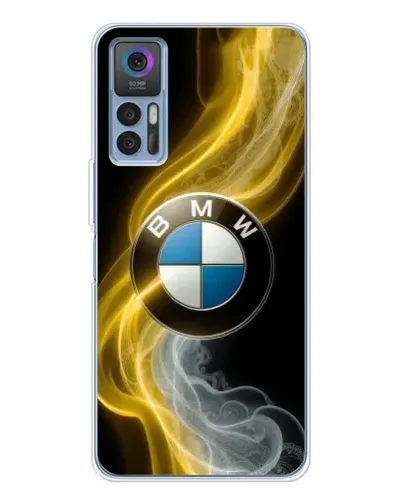 Чохол для TCL 30 Plus з картинкою «Золотистий дим BMW»