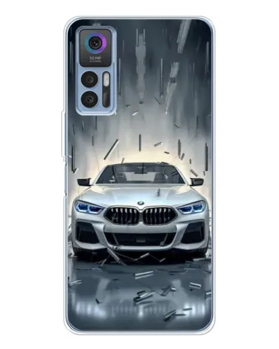 Чохол для TCL 30 Plus з картинкою «BMW у світлі фар»