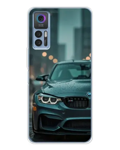 Чохол для TCL 30 Plus з картинкою «BMW у вогнях міста»