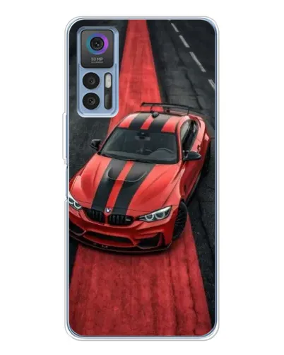 Чохол для TCL 30 Plus з картинкою «BMW на червоній доріжці»