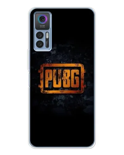 Чохол для TCL 30 Plus з картинкою «PUBG — золотий логотип»