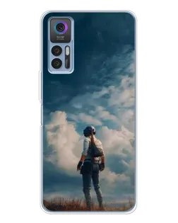 Чохол для TCL 30 Plus з картинкою «Герой PUBG на скелі» Чохол для TCL 30 Plus з картинкою «Герой PUBG на скелі»