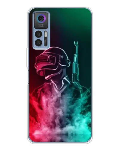 Чохол для TCL 30 Plus з картинкою «PUBG — вогняний воїн»