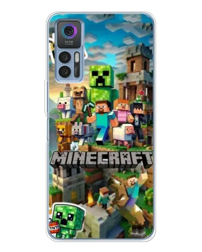 Чохол для TCL 30 Plus з картинкою «Замок Minecraft» Чохол для TCL 30 Plus з картинкою «Замок Minecraft»