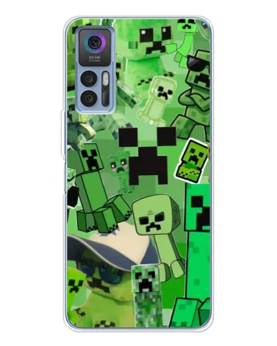 Чохол для TCL 30 Plus з картинкою «Кріпери Minecraft» Чохол для TCL 30 Plus з картинкою «Кріпери Minecraft»