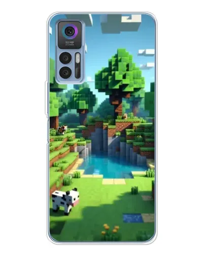 Чохол для TCL 30 Plus з картинкою «Minecraft літній день» Чохол для TCL 30 Plus з картинкою «Minecraft літній день»