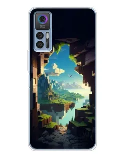 Чохол для TCL 30 Plus з картинкою «Вид з печери»