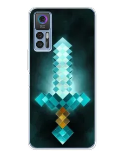 Чохол для TCL 30 Plus з картинкою «Алмазний меч неон»