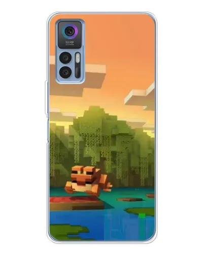Чохол для TCL 30 Plus з картинкою «Майнкрафт захід сонця» Чохол для TCL 30 Plus з картинкою «Майнкрафт захід сонця»