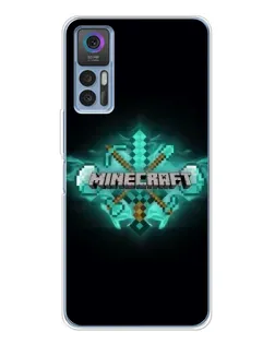 Чохол для TCL 30 Plus з картинкою «Minecraft Diamond лого»
