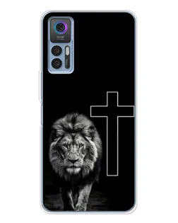 Чехол для TCL 30 Plus с картинкой «Лев и Крест» Чехол для TCL 30 Plus с картинкой «Лев и Крест»