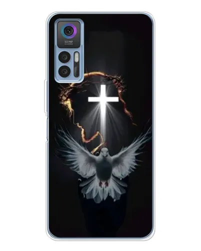 Чехол для TCL 30 Plus с картинкой «Голубь и Свет» Чехол для TCL 30 Plus с картинкой «Голубь и Свет»