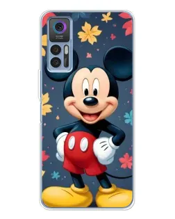 Чехол для TCL 30 Plus с картинкой «Осенний Mickey Mouse»