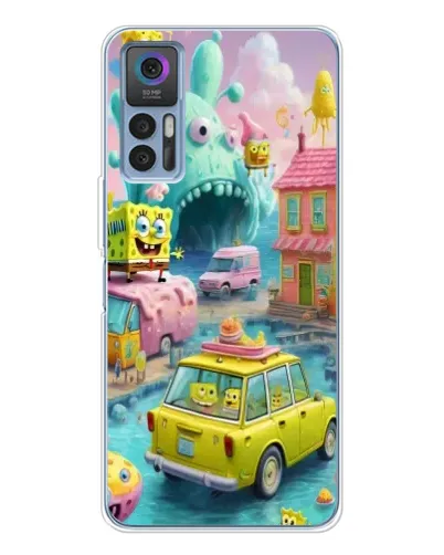 Чехол для TCL 30 Plus с картинкой «Монстр-трак приключения»