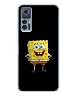 Чехол для TCL 30 Plus с картинкой «Классический Губка Боб»