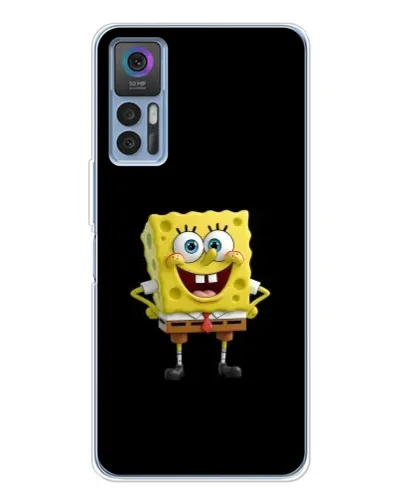 Чехол для TCL 30 Plus с картинкой «Классический Губка Боб»