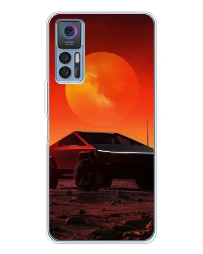 Чохол для TCL 30 Plus з картинкою «Cybertruck на Марсі»