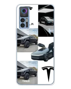 Чохол для TCL 30 Plus з картинкою «Колаж Cybertruck Tesla» Чохол для TCL 30 Plus з картинкою «Колаж Cybertruck Tesla»