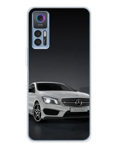 Чохол для TCL 30 Plus з картинкою «Mercedes AMG GT Silver»