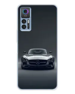 Чохол для TCL 30 Plus з картинкою «Mercedes на чорному» Чохол для TCL 30 Plus з картинкою «Mercedes на чорному»