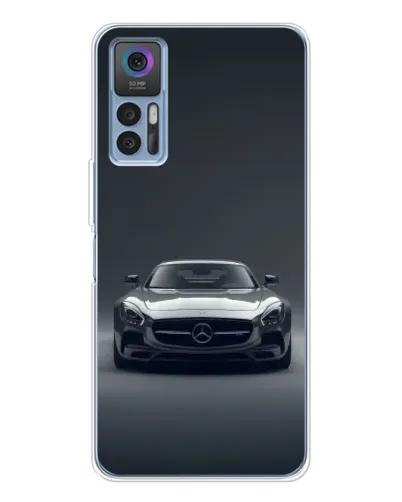 Чохол для TCL 30 Plus з картинкою «Mercedes на чорному»