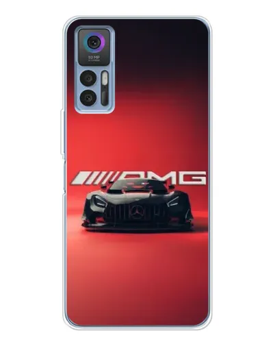 Чохол для TCL 30 Plus з картинкою «Mercedes AMG — червона лінія»