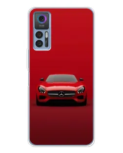 Чохол для TCL 30 Plus з картинкою «Червоний Mercedes AMG» Чохол для TCL 30 Plus з картинкою «Червоний Mercedes AMG»