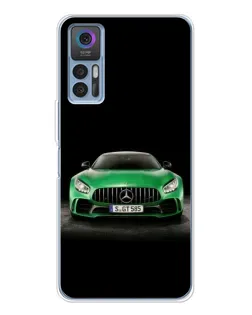 Чохол для TCL 30 Plus з картинкою «Mercedes — неоновий лого» Чохол для TCL 30 Plus з картинкою «Mercedes — неоновий лого»