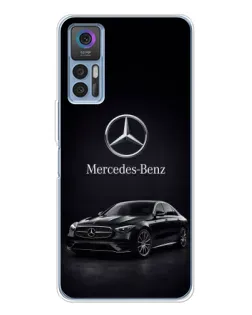 Чохол для TCL 30 Plus з картинкою «Mercedes — решітка радіатора» Чохол для TCL 30 Plus з картинкою «Mercedes — решітка радіатора»