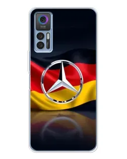 Чохол для TCL 30 Plus з картинкою «Mercedes — прапор Німеччини» Чохол для TCL 30 Plus з картинкою «Mercedes — прапор Німеччини»
