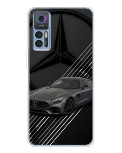 Чохол для TCL 30 Plus з картинкою «Mercedes AMG — графіка» Чохол для TCL 30 Plus з картинкою «Mercedes AMG — графіка»