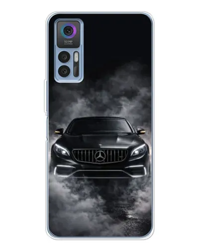Чохол для TCL 30 Plus з картинкою «Mercedes у диму»