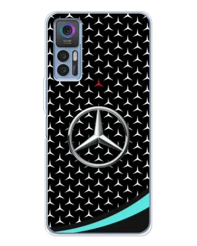Чохол для TCL 30 Plus з картинкою «Mercedes — бірюзовий акцент»