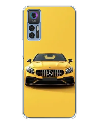 Чохол для TCL 30 Plus з картинкою «Жовтий Mercedes GT»