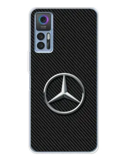 Чохол для TCL 30 Plus з картинкою «Карбоновий Mercedes стиль» Чохол для TCL 30 Plus з картинкою «Карбоновий Mercedes стиль»