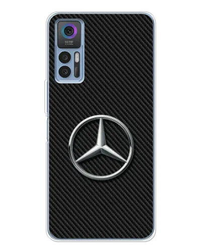Чохол для TCL 30 Plus з картинкою «Карбоновий Mercedes стиль» Чохол для TCL 30 Plus з картинкою «Карбоновий Mercedes стиль»