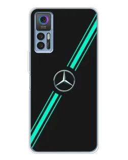 Чохол для TCL 30 Plus з картинкою «Спортивні лінії Mercedes» Чохол для TCL 30 Plus з картинкою «Спортивні лінії Mercedes»
