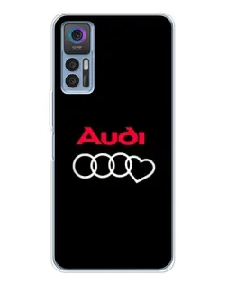 Чохол для TCL 30 Plus з картинкою «Логотип Audi Heart» Чохол для TCL 30 Plus з картинкою «Логотип Audi Heart»