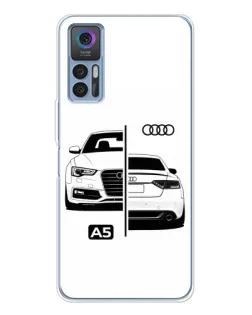 Чохол для TCL 30 Plus з картинкою «Audi — контрастний дизайн» Чохол для TCL 30 Plus з картинкою «Audi — контрастний дизайн»