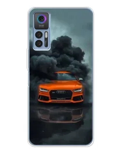 Чохол для TCL 30 Plus з картинкою «Audi у хмарах диму» Чохол для TCL 30 Plus з картинкою «Audi у хмарах диму»