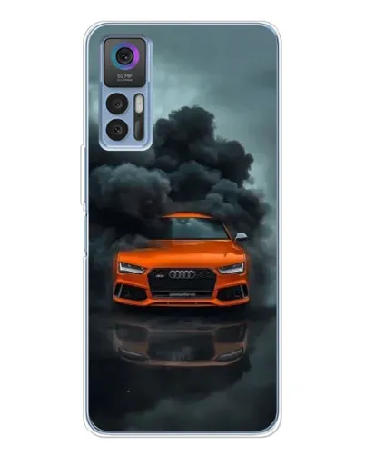 Чохол для TCL 30 Plus з картинкою «Audi у хмарах диму» Чохол для TCL 30 Plus з картинкою «Audi у хмарах диму»