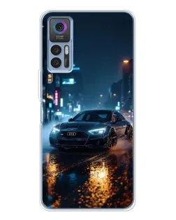 Чохол для TCL 30 Plus з картинкою «Нічне місто та Audi» Чохол для TCL 30 Plus з картинкою «Нічне місто та Audi»