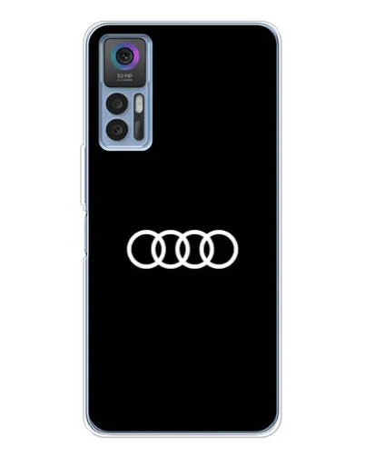Чохол для TCL 30 Plus з картинкою «Audi White Logo» Чохол для TCL 30 Plus з картинкою «Audi White Logo»