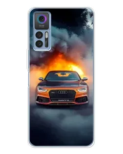Чохол для TCL 30 Plus з картинкою «Audi у вогняному диму» Чохол для TCL 30 Plus з картинкою «Audi у вогняному диму»