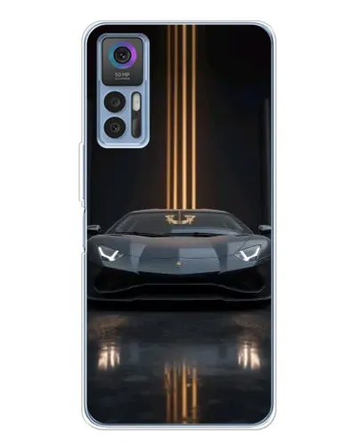 Чохол для TCL 30 Plus з картинкою «Lamborghini золоті лінії» Чохол для TCL 30 Plus з картинкою «Lamborghini золоті лінії»