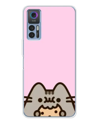 Чехол для TCL 30 Plus с картинкой «Pusheen и печенье» Чехол для TCL 30 Plus с картинкой «Pusheen и печенье»